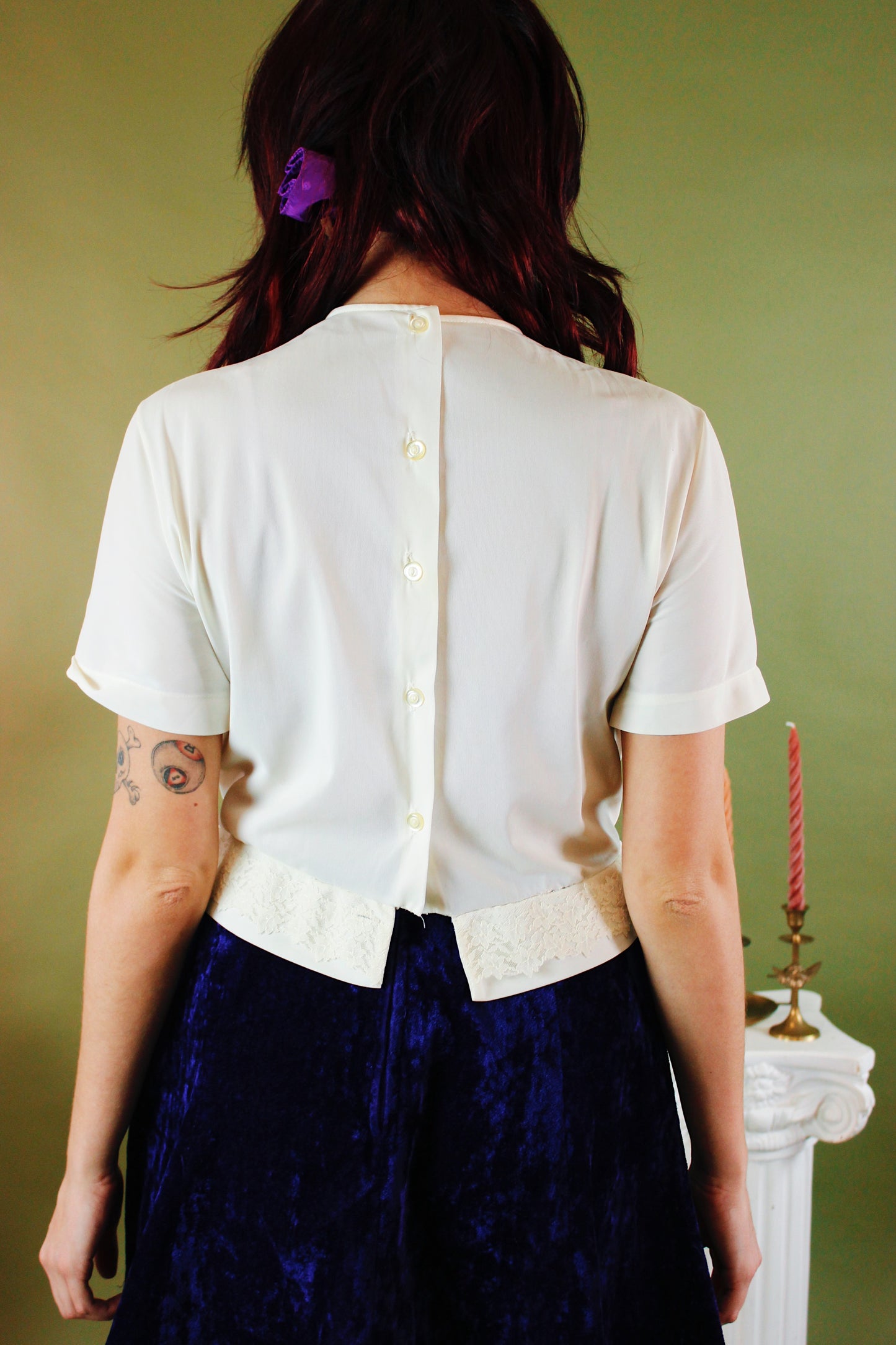 1960s Daphne Crop Top