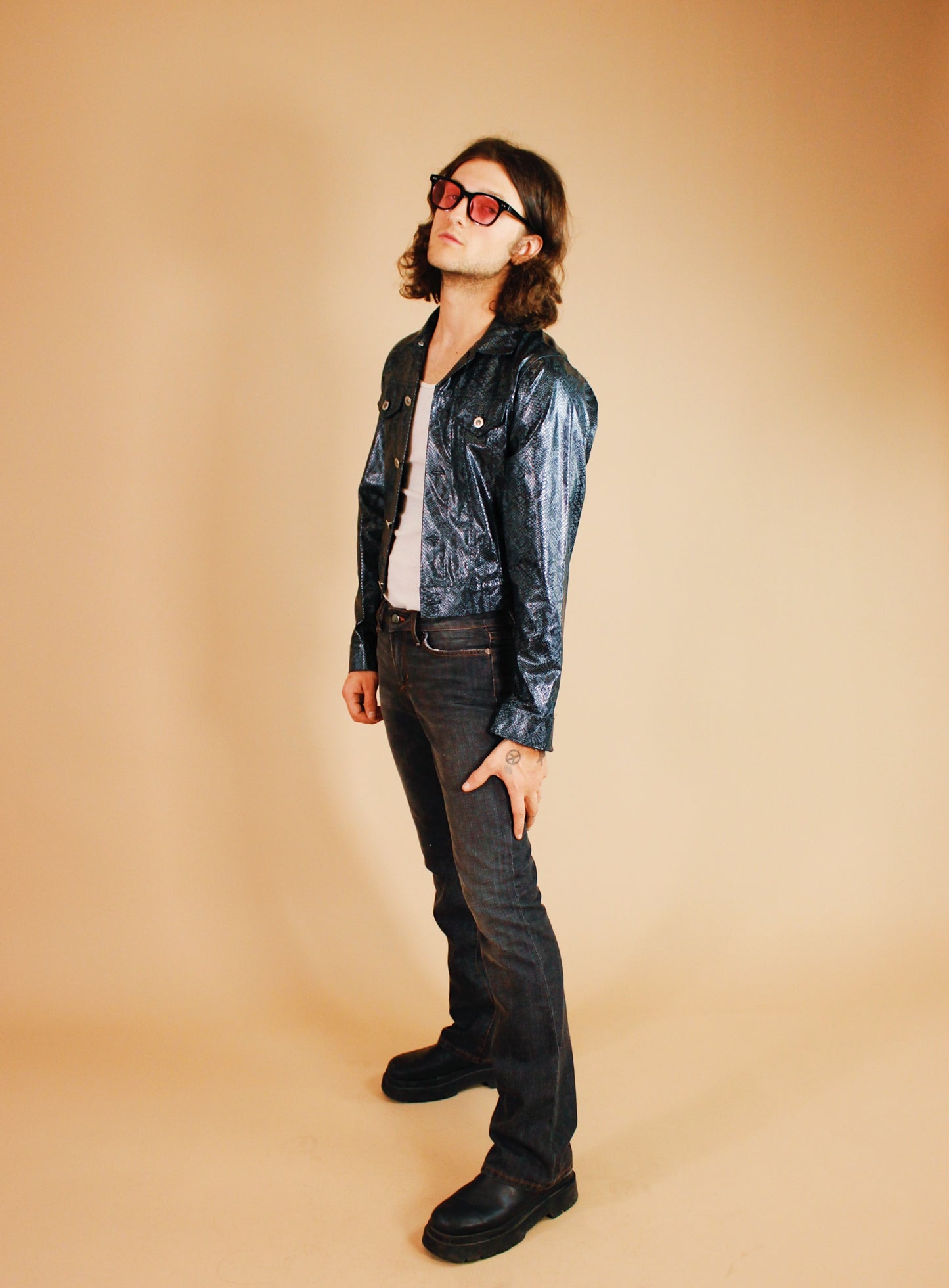 1990s/Y2K Acid Snake Jacket