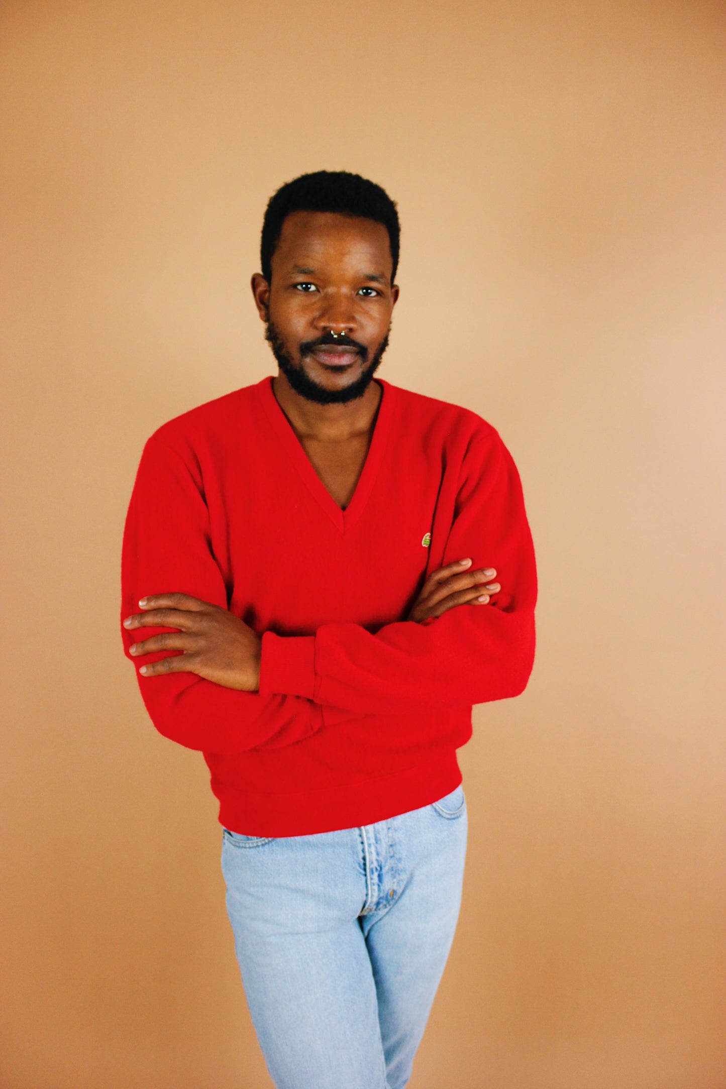 1980s Cherry Lacoste Sweater