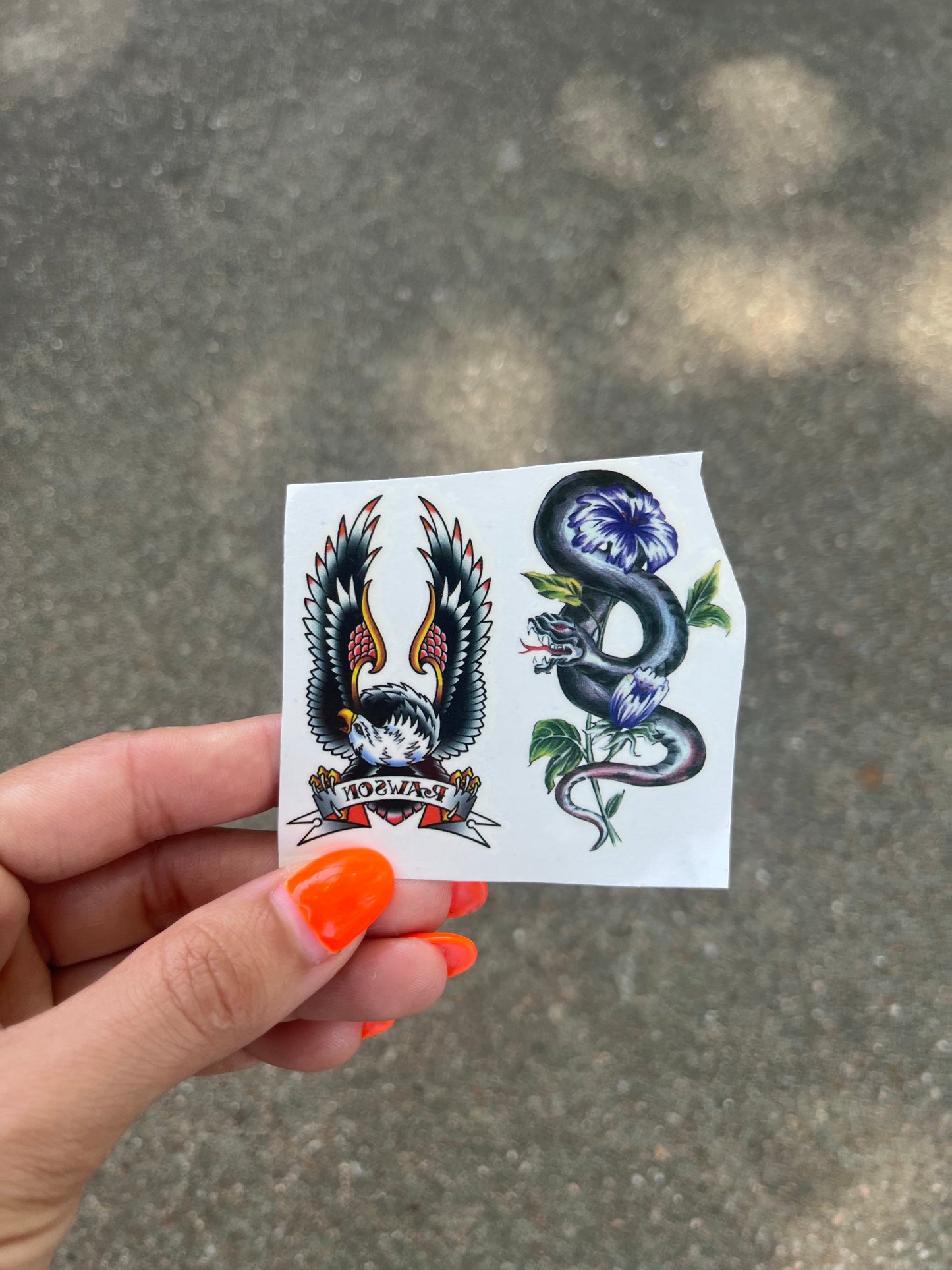 1990s Harley Temporary Tattoos