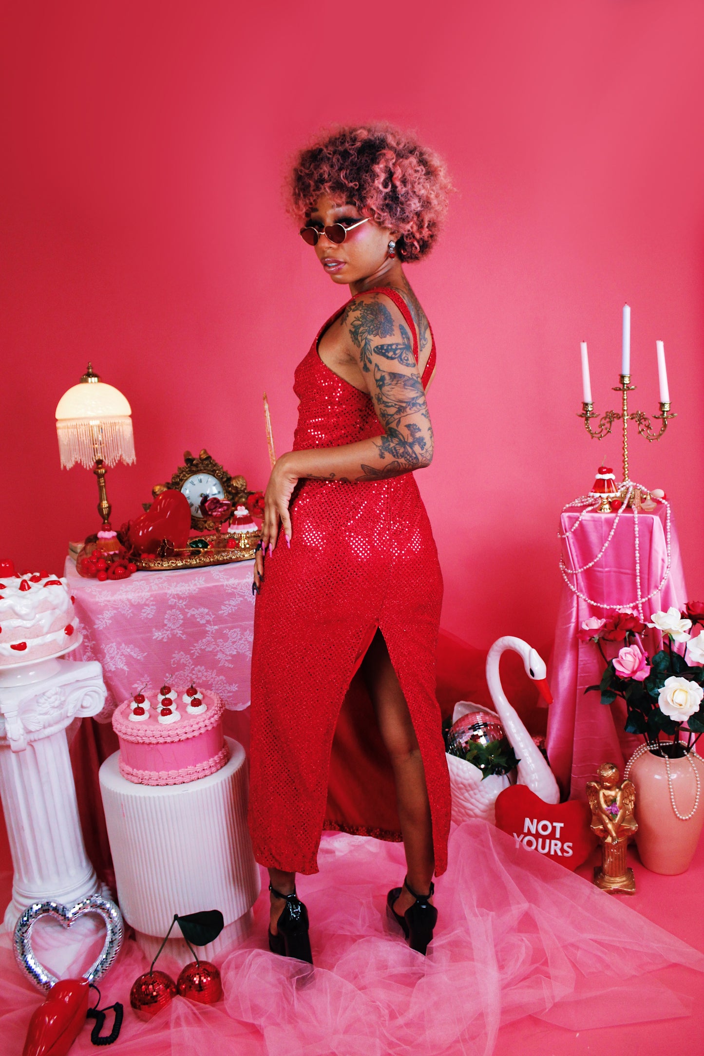 1980s Disco Hunnie Maxi Dress