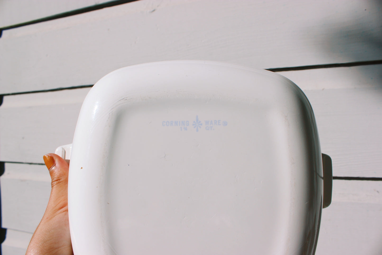 MCM Blue Cornflower Casserole Dish