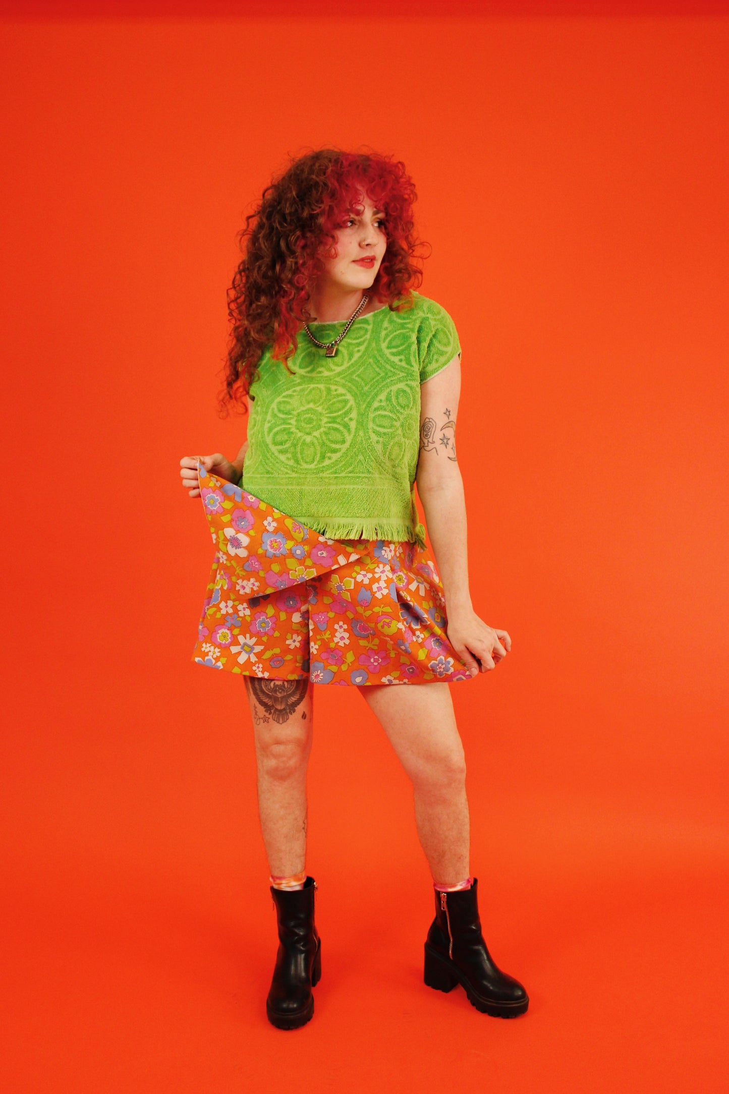 1960s/70s Tropicalia Skort