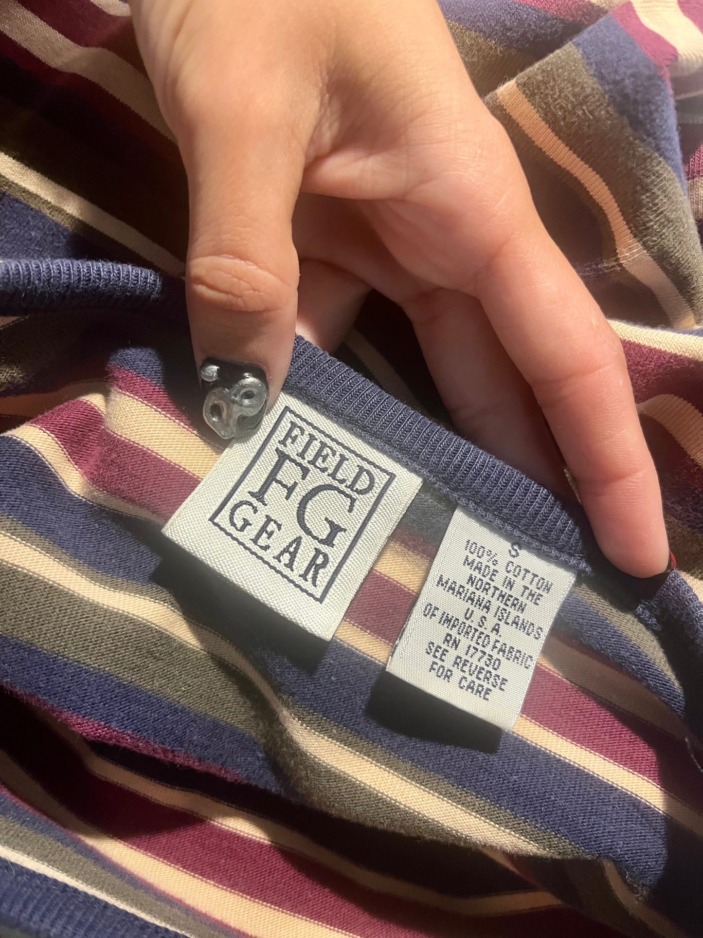 1990s Mathilda Striped Tee