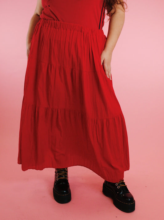 1990s Very Cherry Skirt