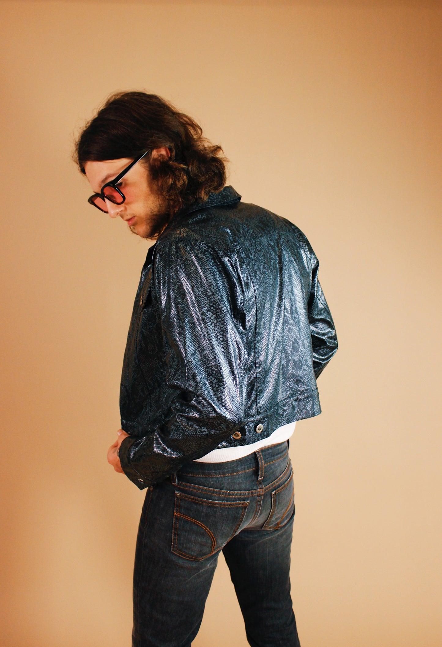 1990s/Y2K Acid Snake Jacket