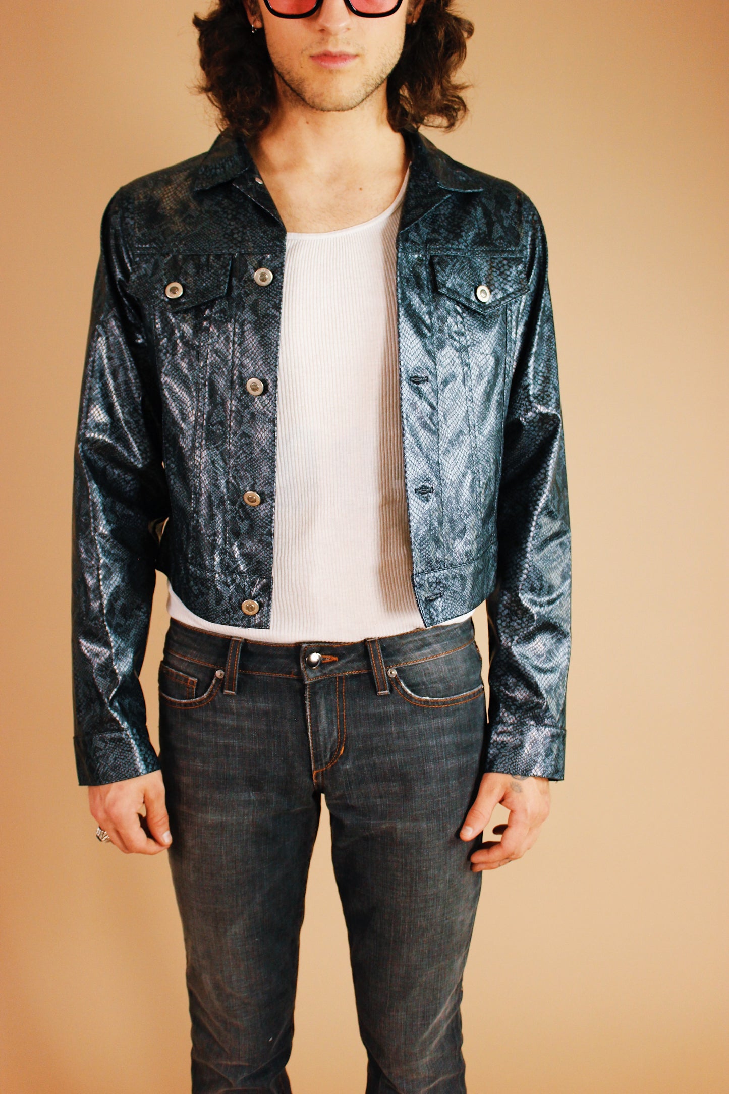 1990s/Y2K Acid Snake Jacket