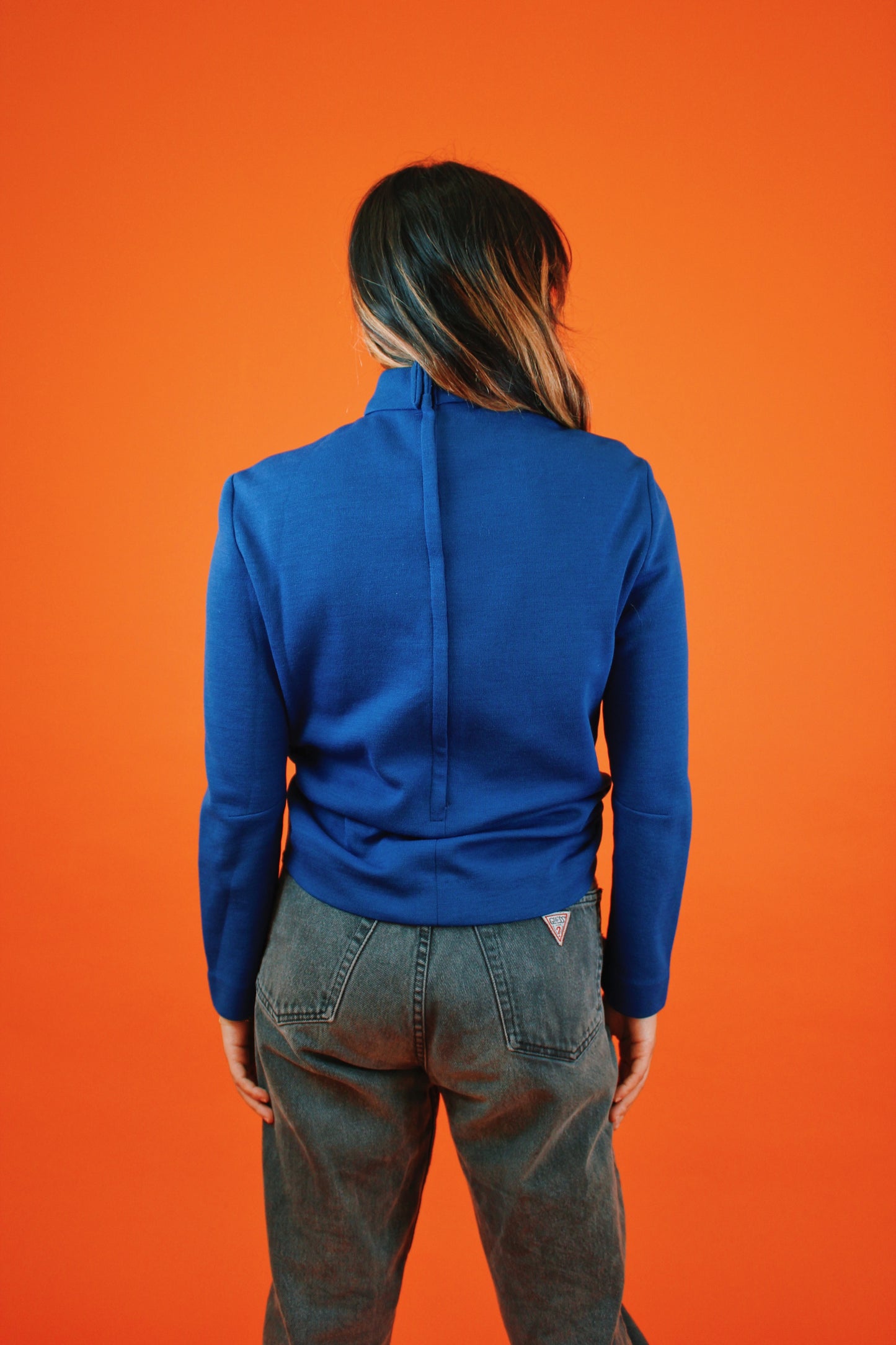 1970s Diamond Appliqué Turtleneck