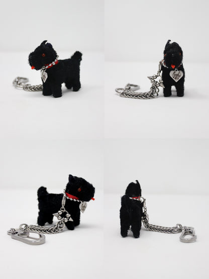 I Wanna Be Your Dog Vintage Puppy Keychains