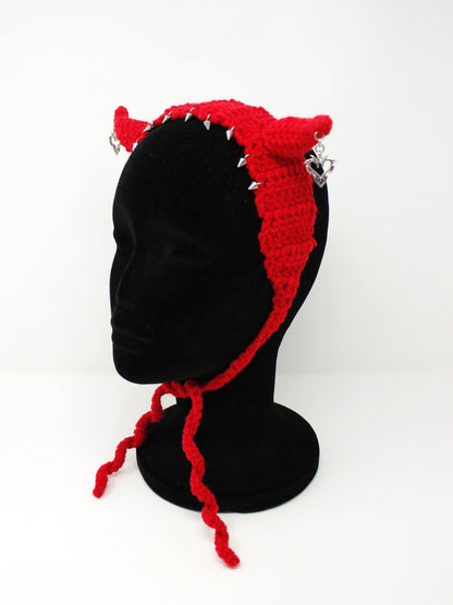 Angel Spit x Hailstorm Crochet Spiked Heart Horns