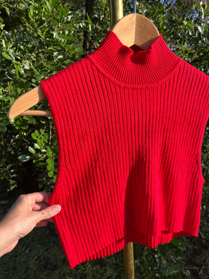 y2k cherry red sweater tank for emily