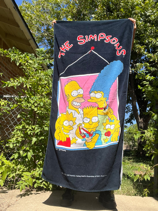 90s simpsons towel for ava