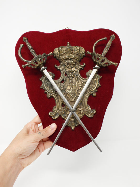Vintage Coat Of Arms Hanging
