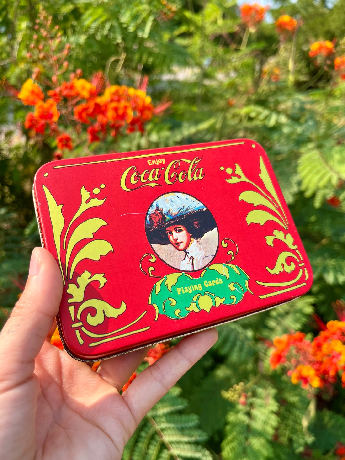 80s coca cola playing cards for brintage