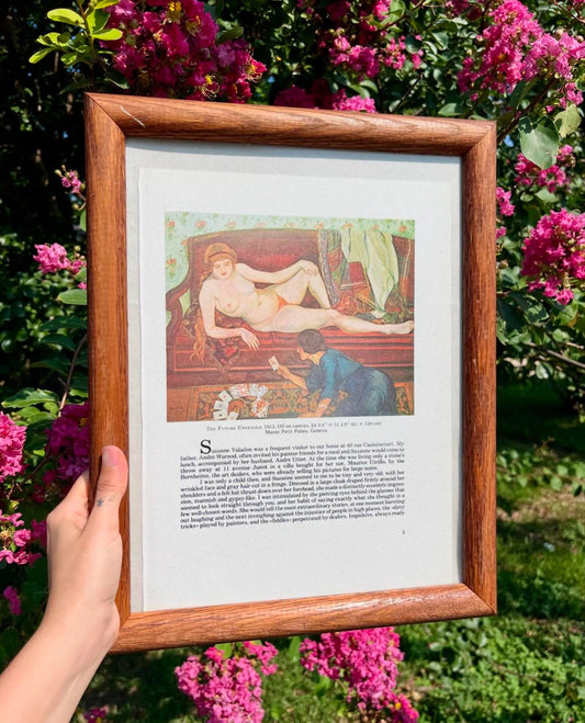 “the future unveiled” art frame for gabrielle