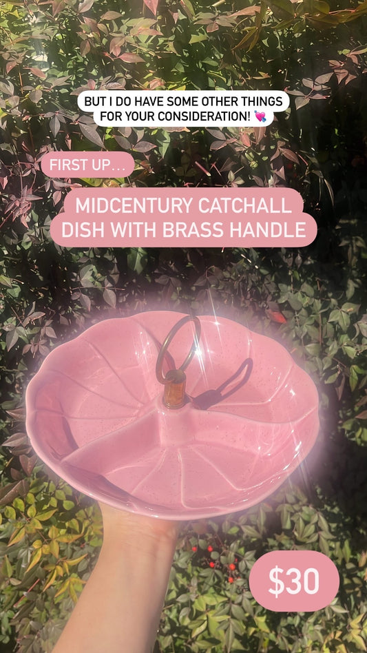 mcm pink catchall dish for brandi