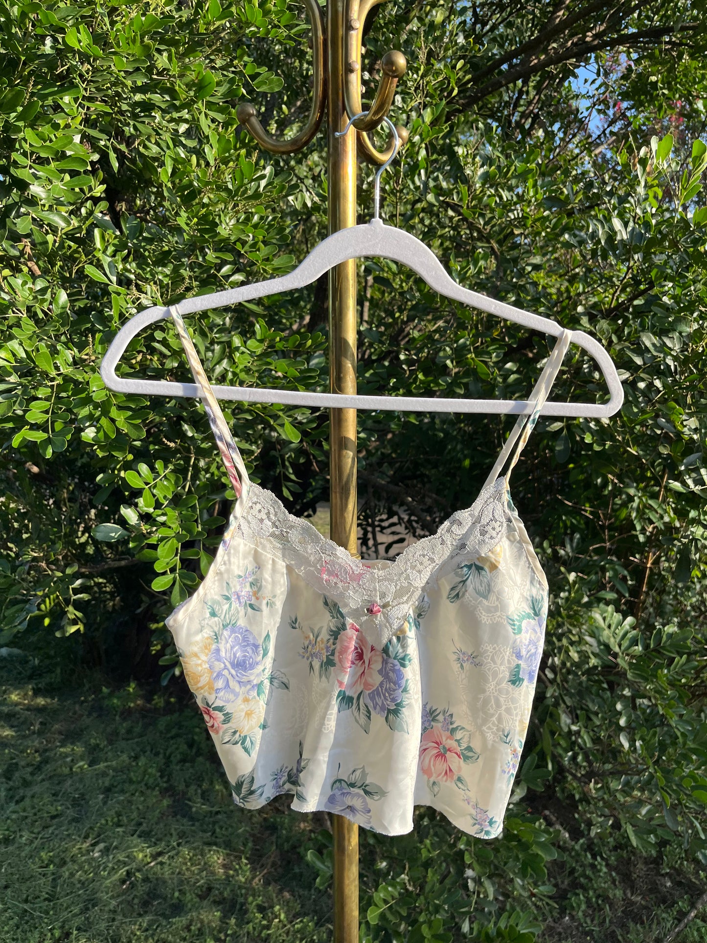 80s/90s floral slip tank for claudia