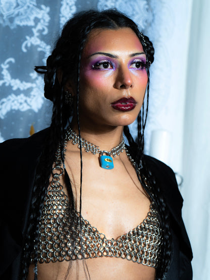 Devoted Heart Vintage Lock Chains