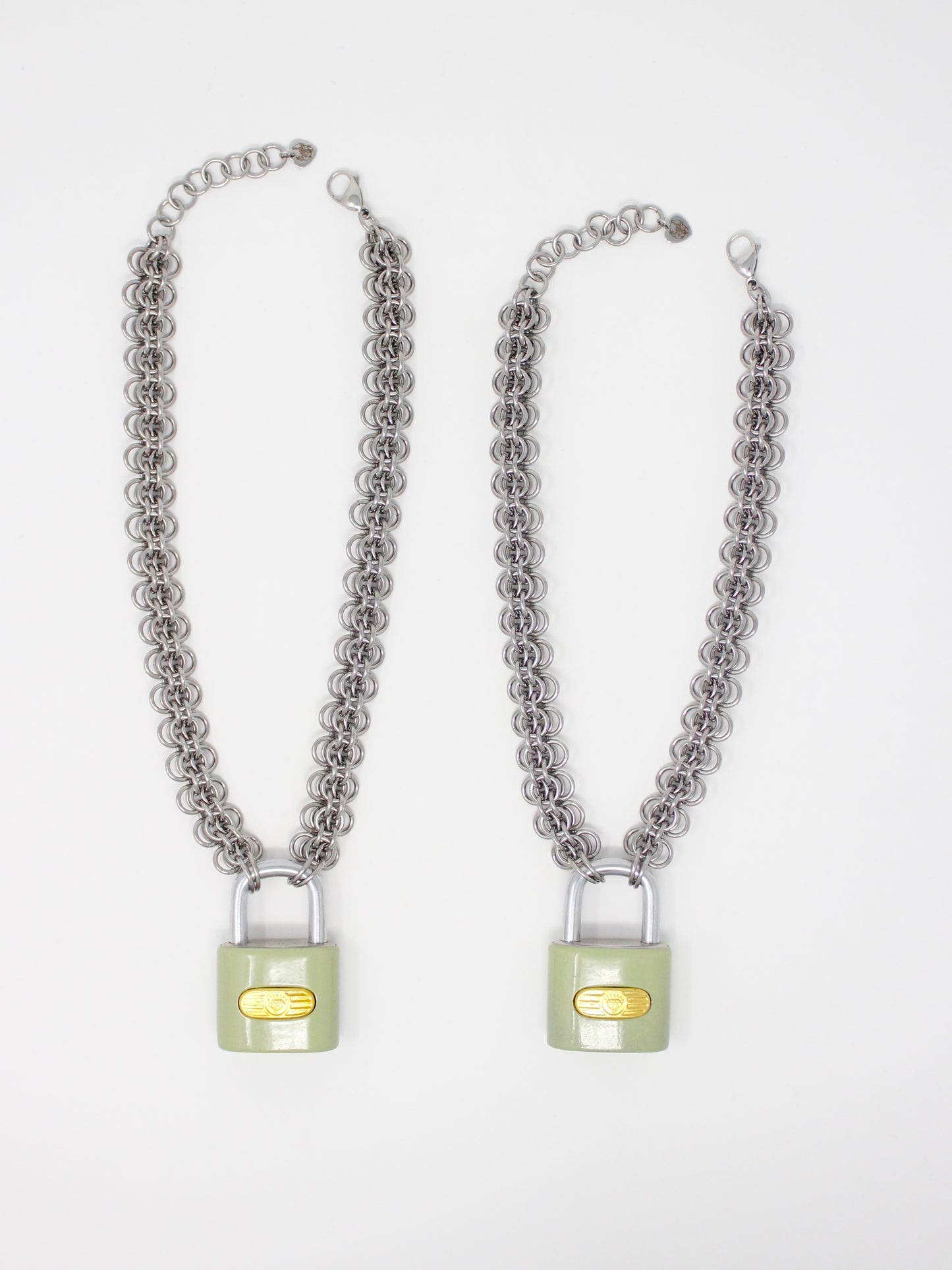 Devoted Heart Vintage Lock Chains