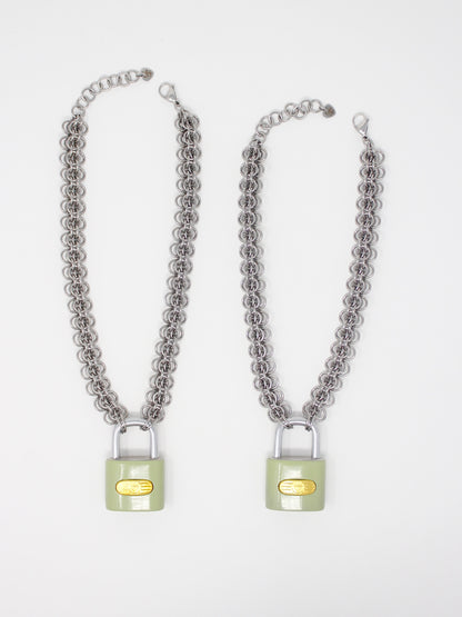 Devoted Heart Vintage Lock Chains