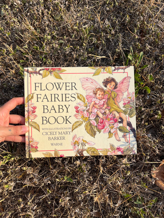 90s flower fairies baby book for olivia