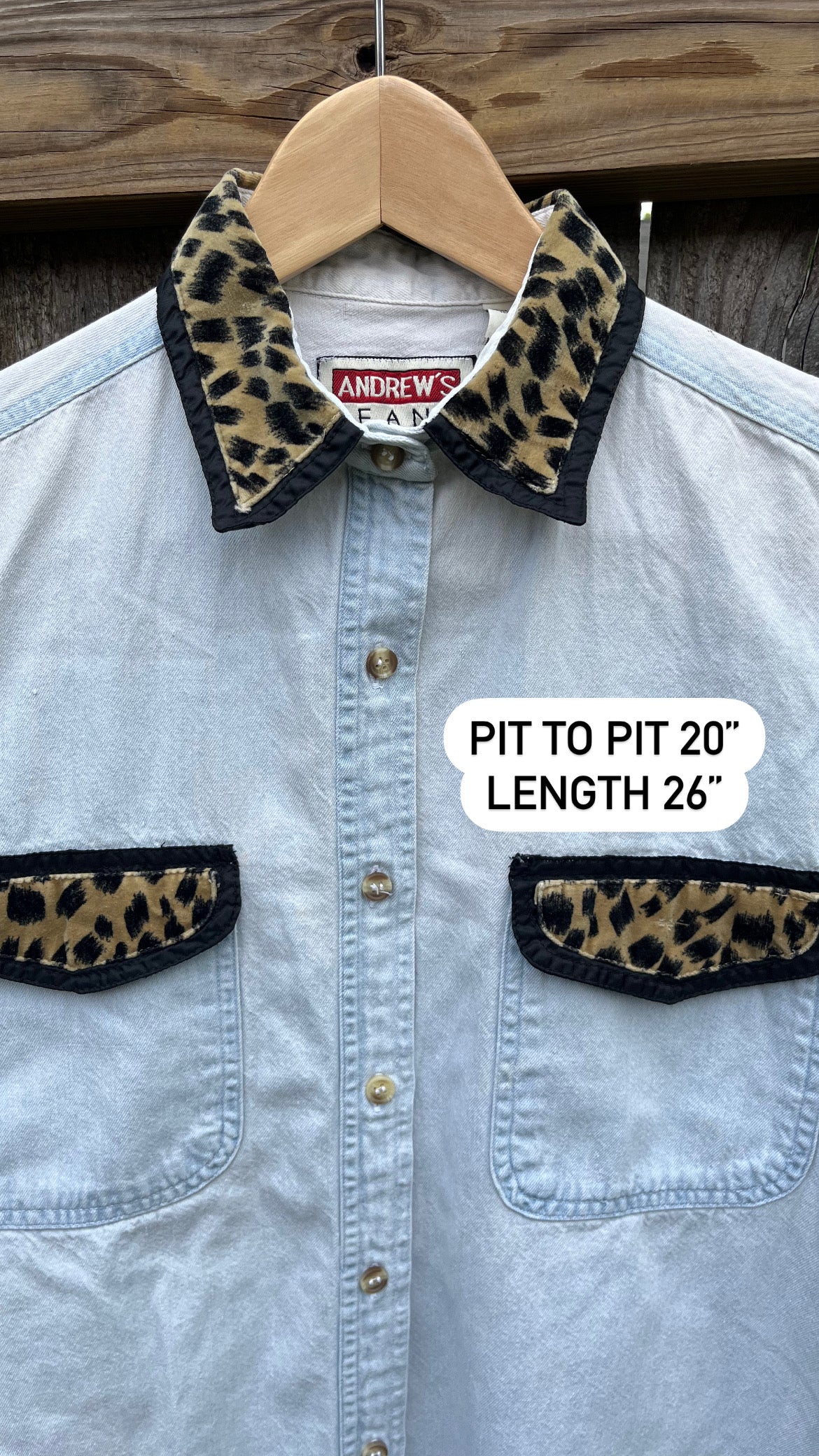 90s denim + cheetah tank for liz