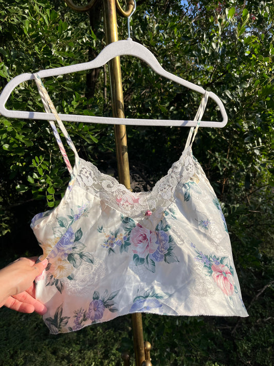80s/90s floral slip tank for claudia