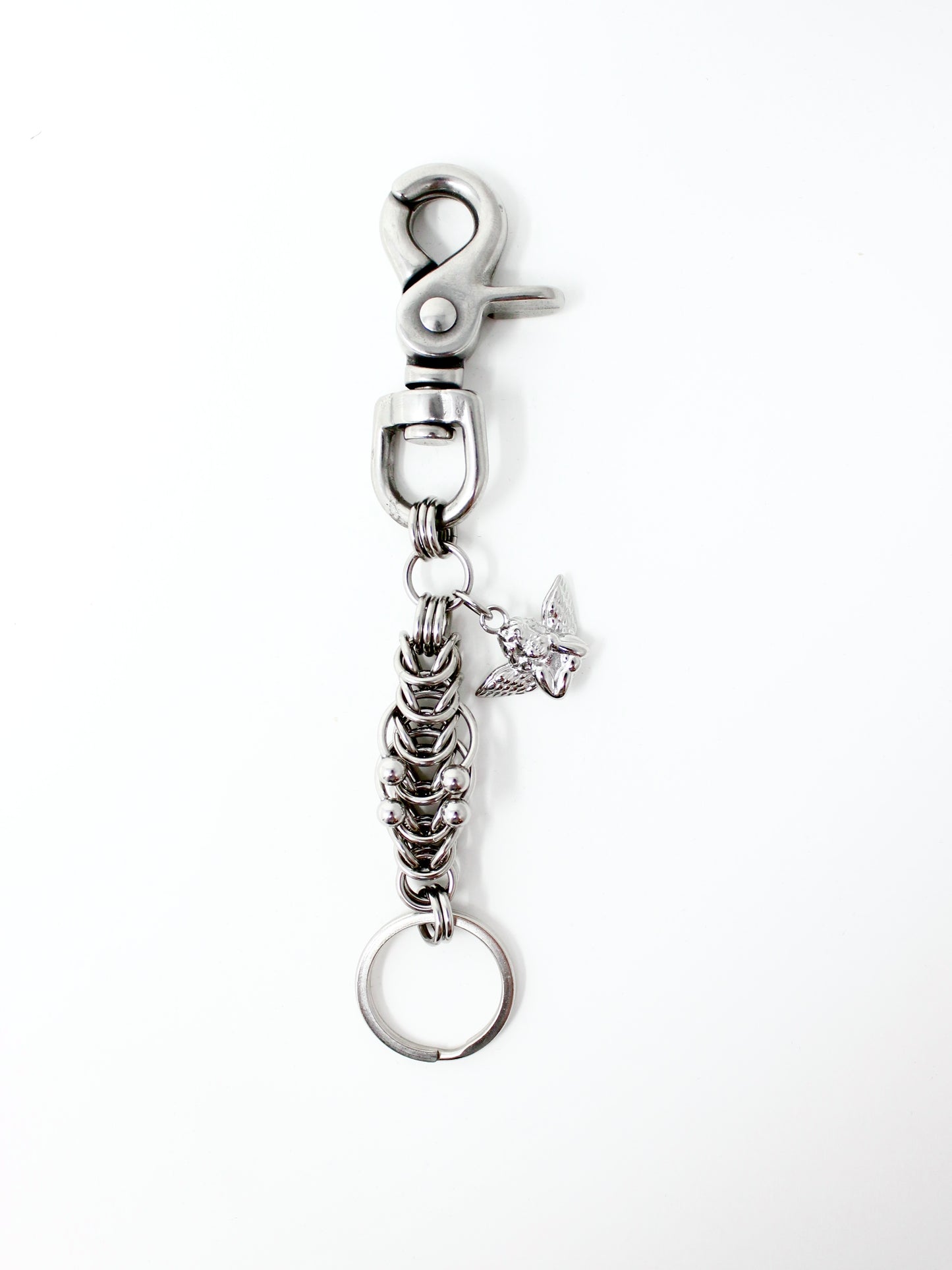 Pierced Cherub Keychain