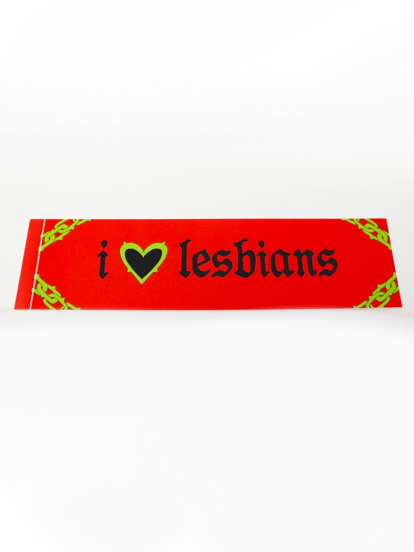 I <3 Lesbians Bumper Sticker