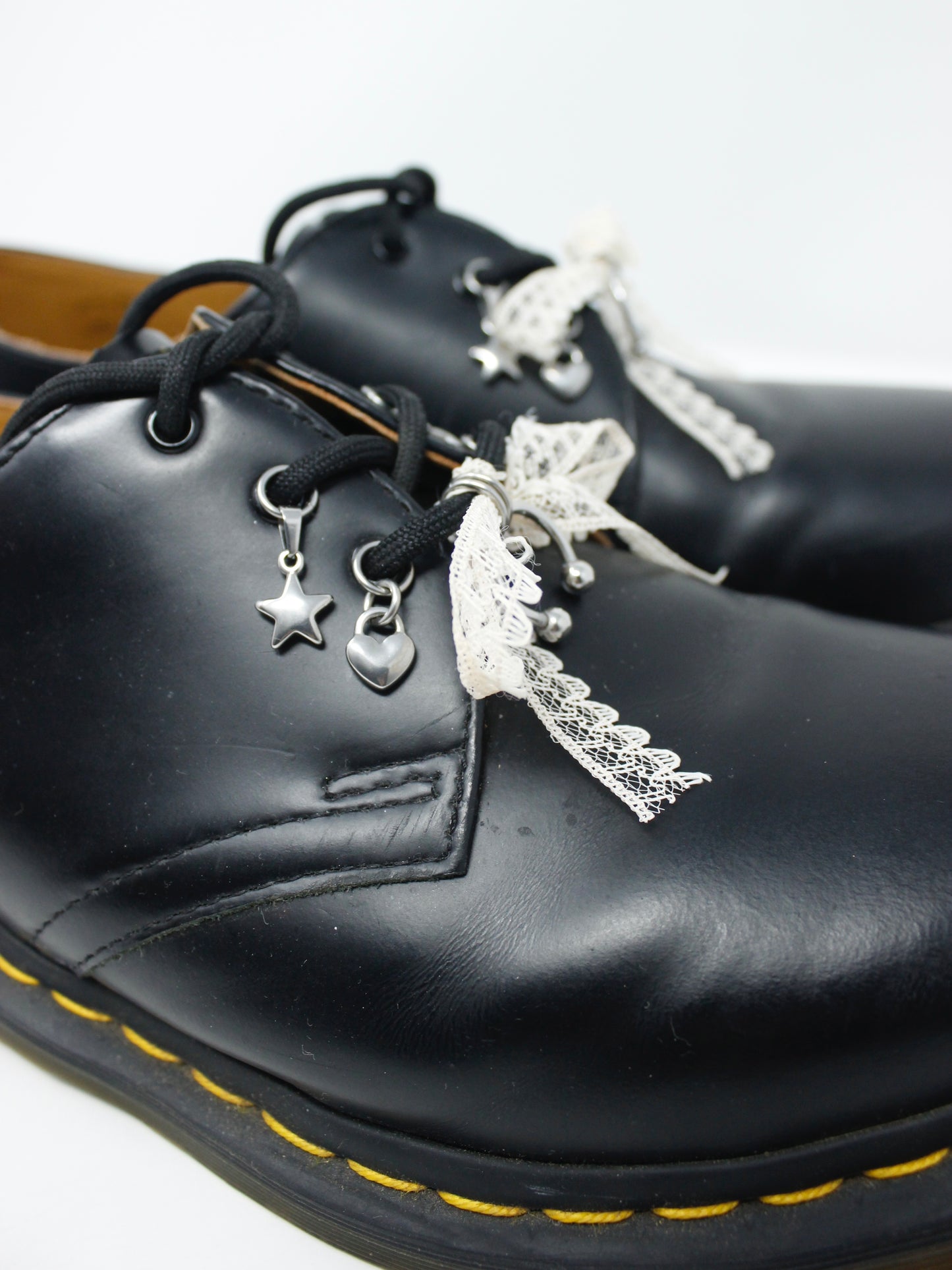 Pierced Bow Doc Marten Oxfords