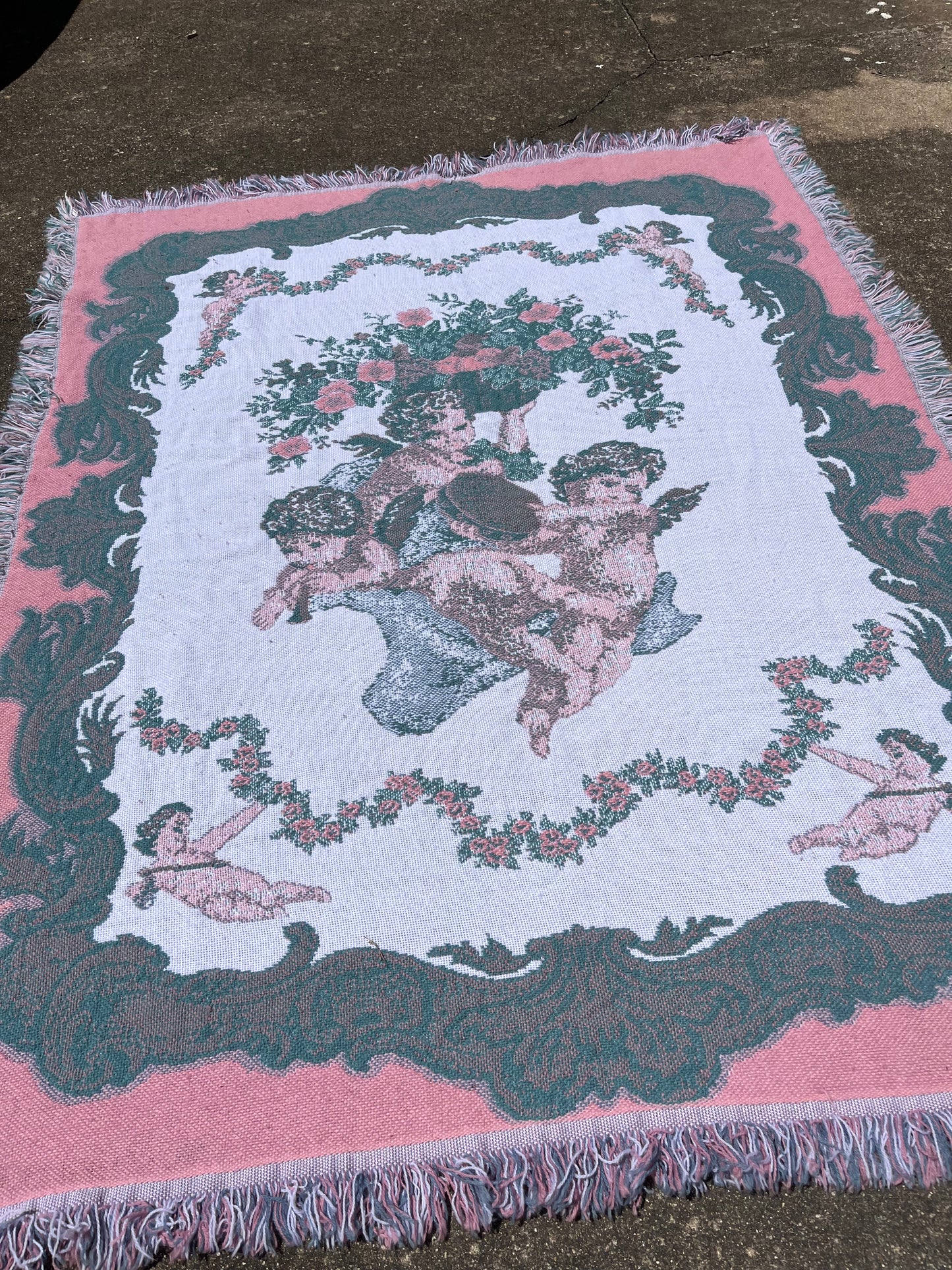 cherub tapestry blanket for dain