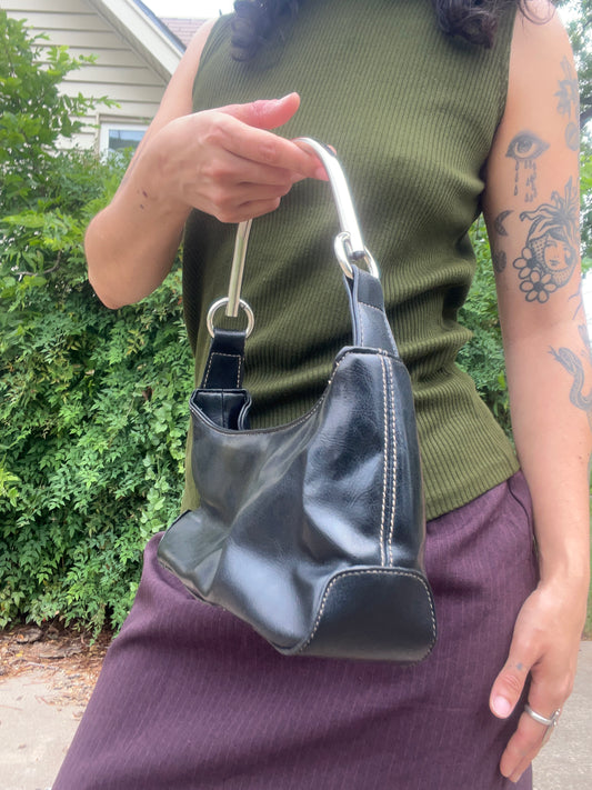 y2k silver handle purse for katelynn