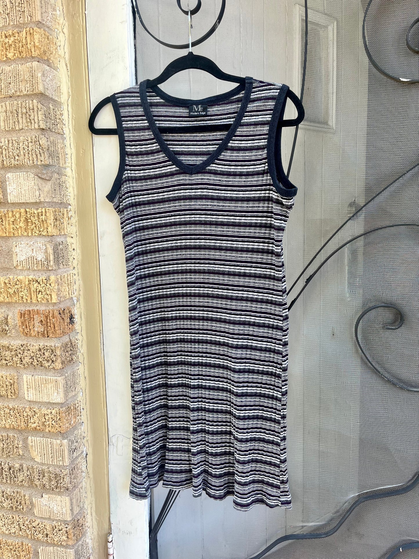 90s stripe mini dress for carly