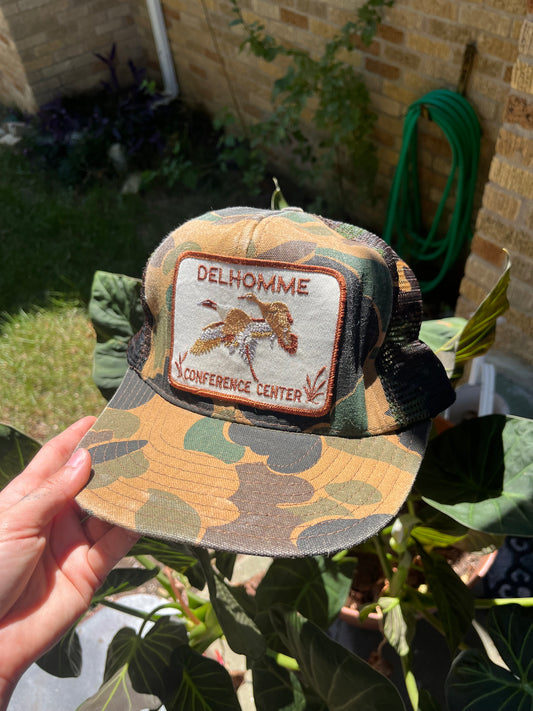 70s/80s ducks camo hat for vivian