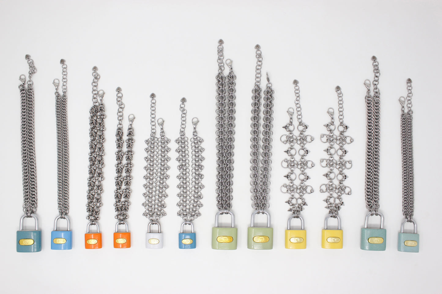 Devoted Heart Vintage Lock Chains