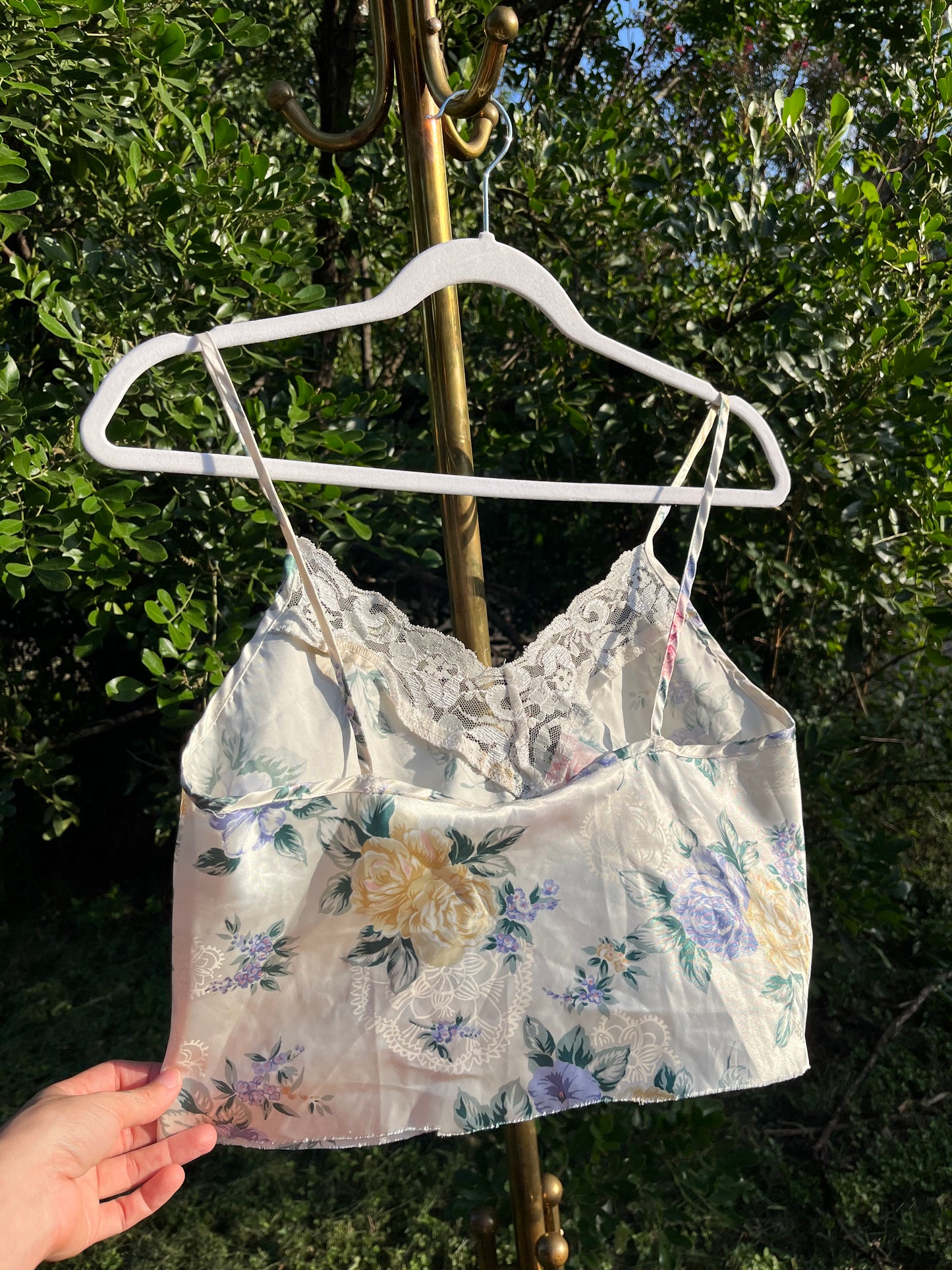 80s/90s floral slip tank for claudia