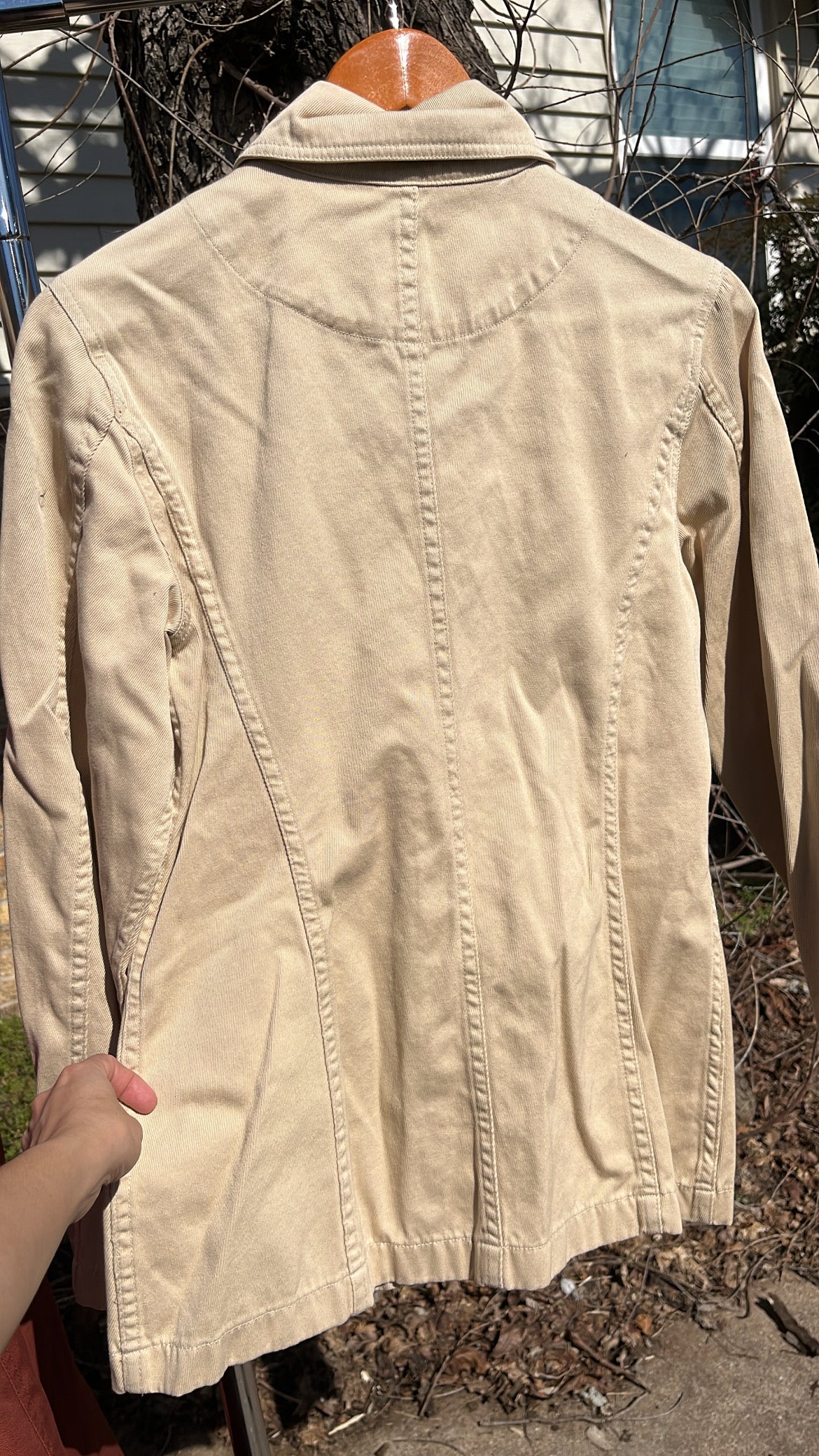 90s neutral shacket for maia