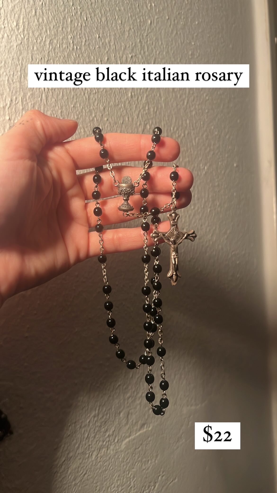 vintage italian rosary for natalie