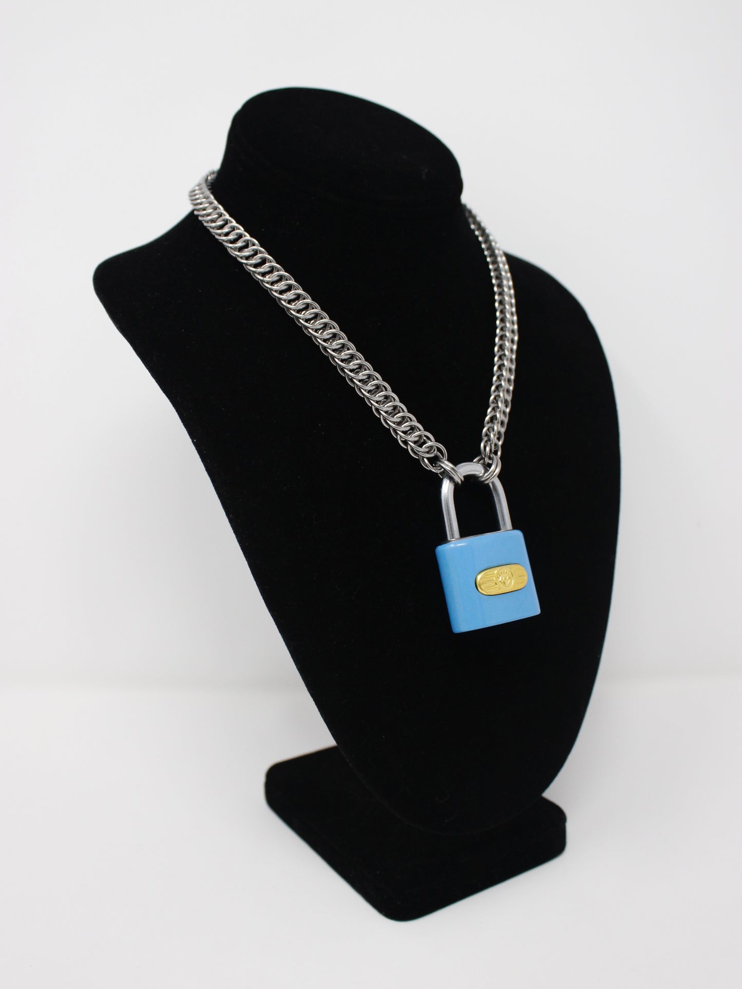 Devoted Heart Vintage Lock Chains