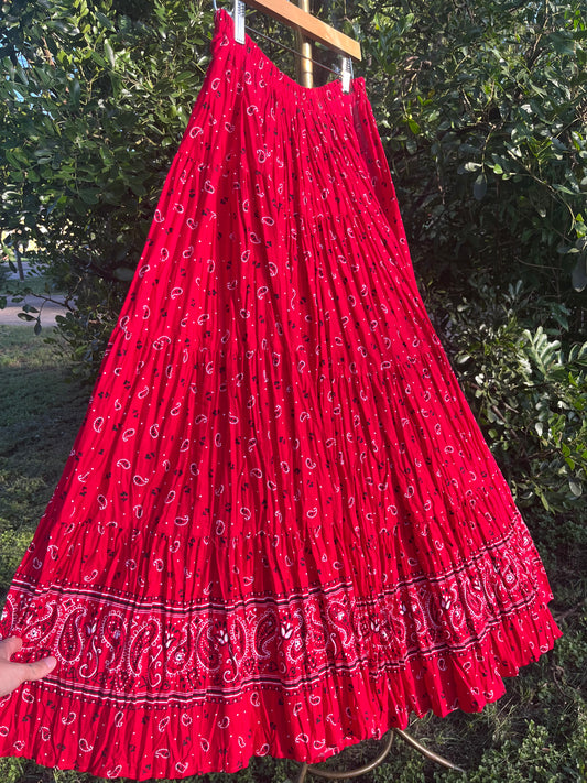 90s bandana skirt for erin