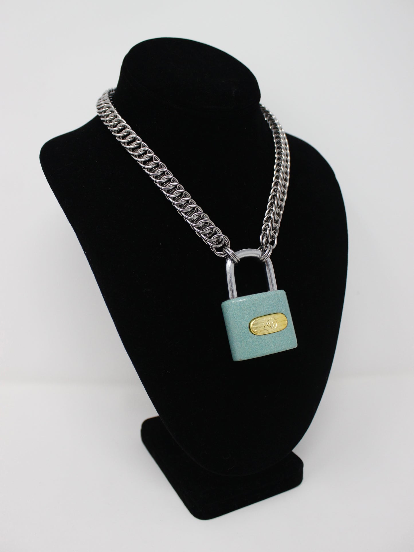 Devoted Heart Vintage Lock Chains