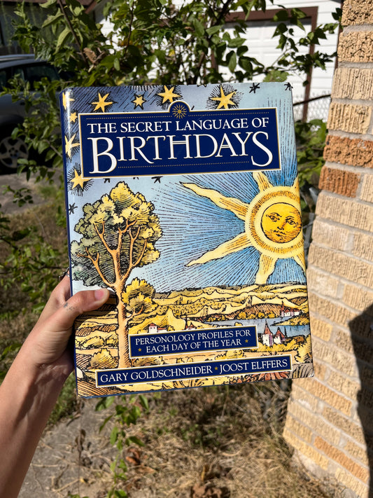 90s secret language of birthdays book for mars
