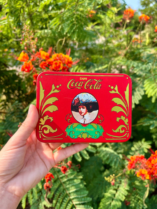 80s coca cola playing cards for brintage