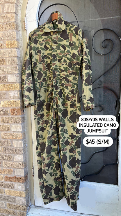 80s/90s walls camo jumpsuit for meg