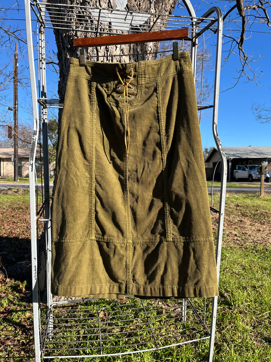 y2k bratzcore corduroy skirt for nicole