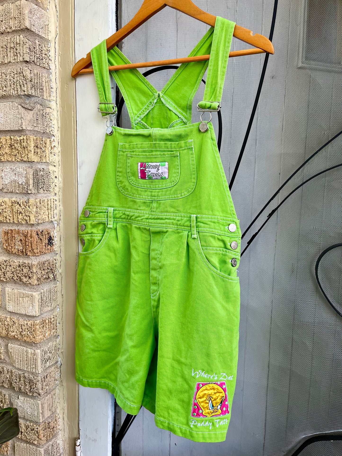 90s looney tunes overalls for loretta