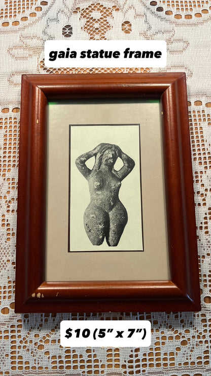 gaia statue frame for vivian
