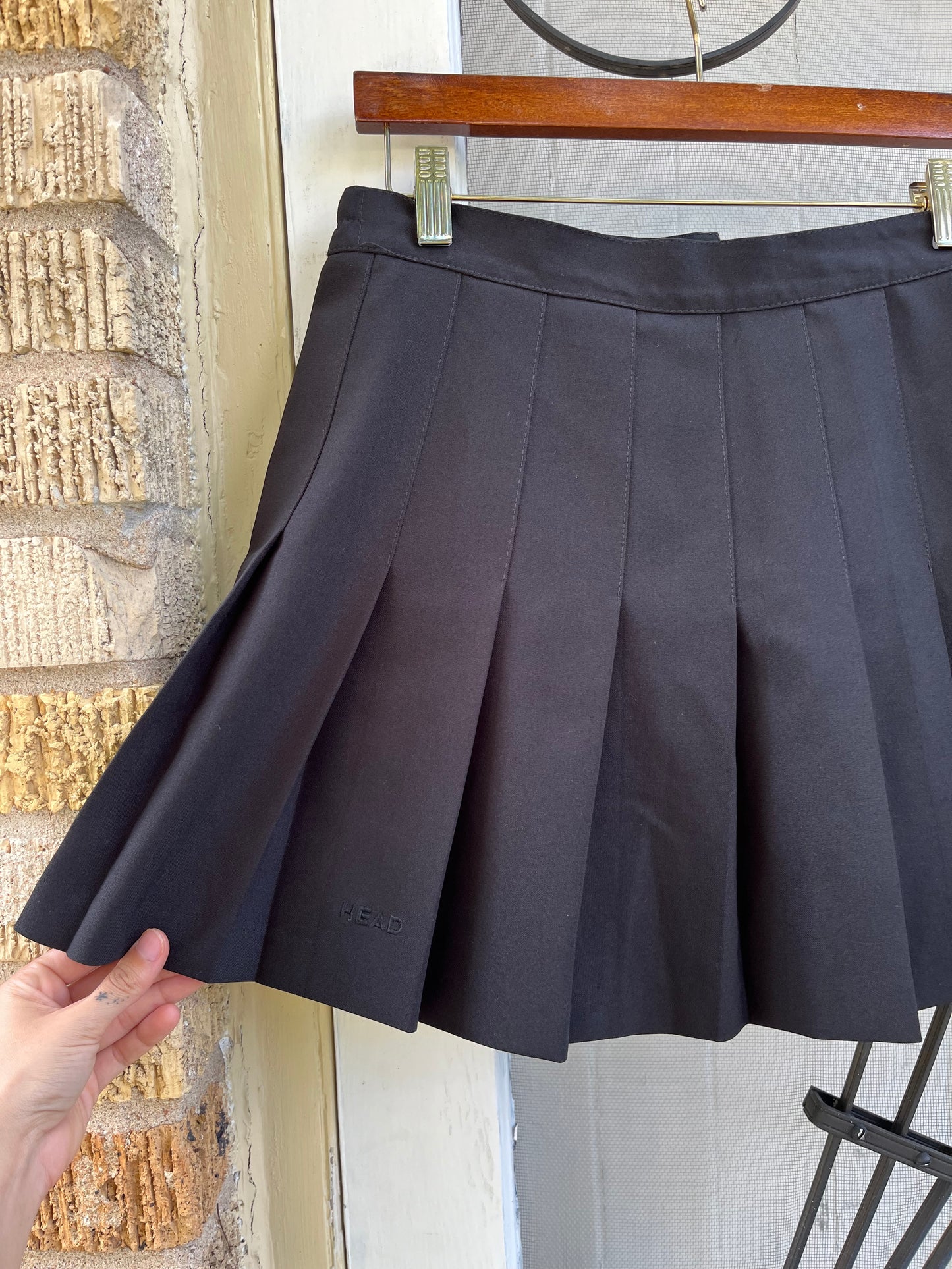 90s black tennis skirt for mallory