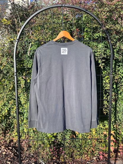 “i touched god” LA apparel dress + betty of arc olive fp tank + eddie bauer longsleeve for simmony