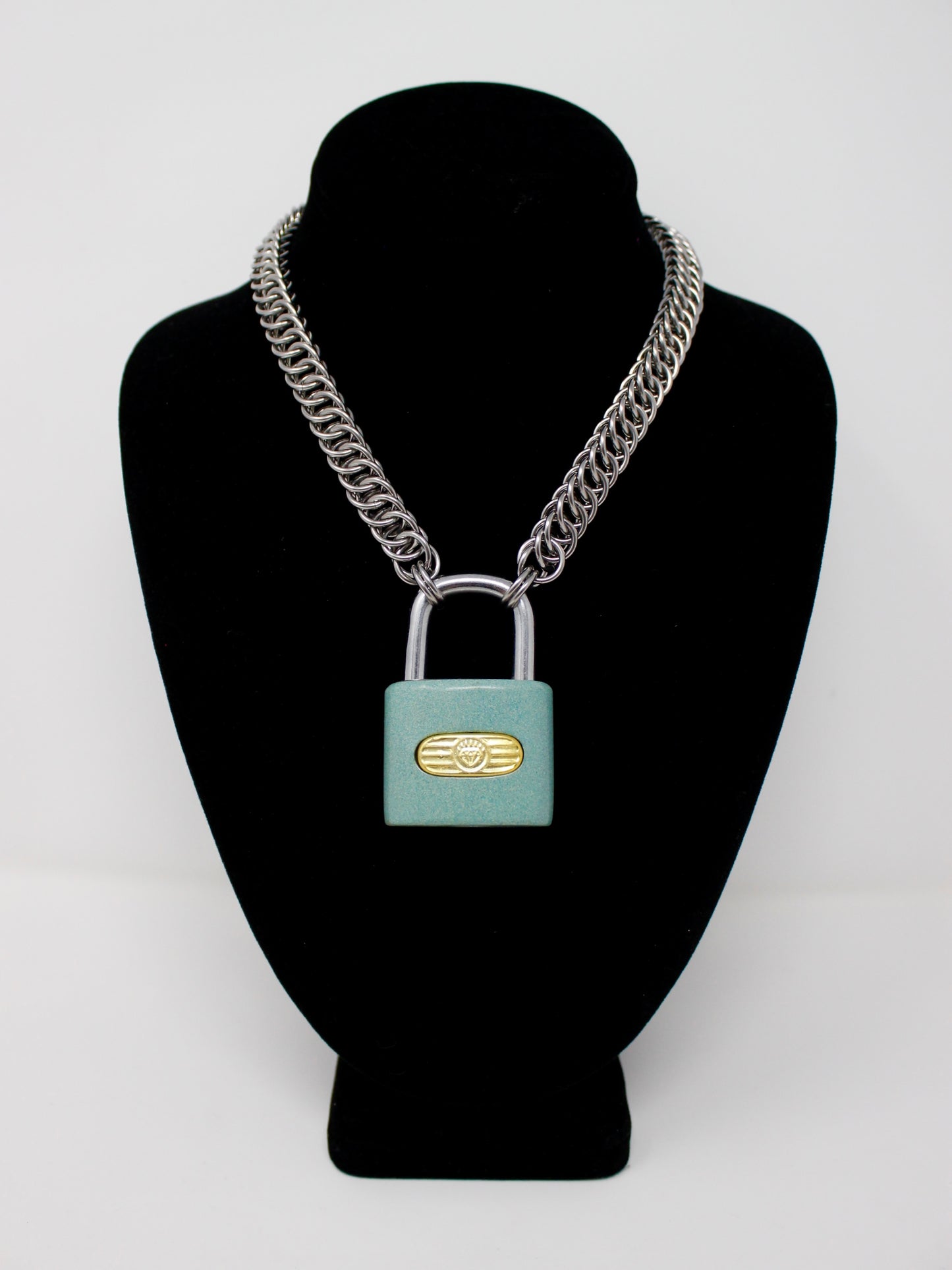 Devoted Heart Vintage Lock Chains